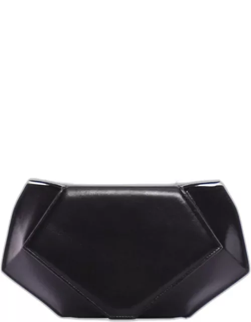 Mae Evening Clutch Bag in Leather