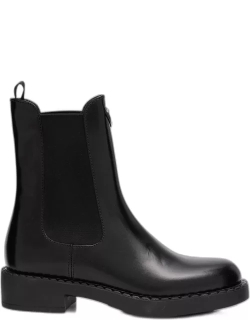 Chocolate Leather Chelsea Boot