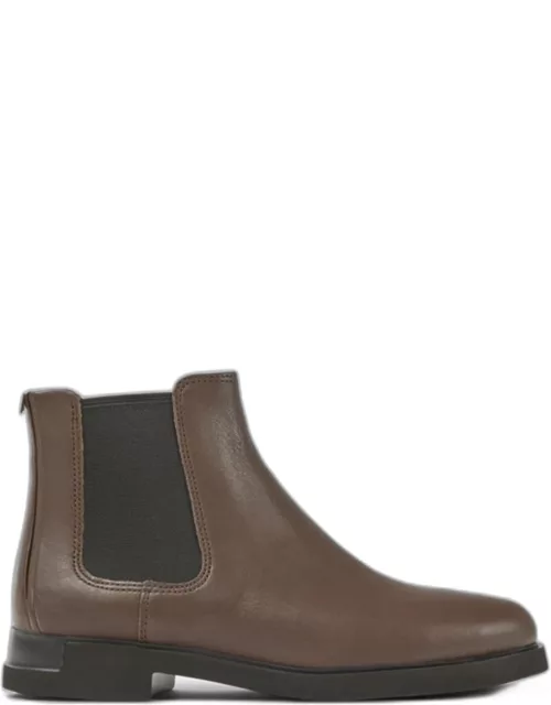 Flat Ankle Boots CAMPER Woman colour Brown