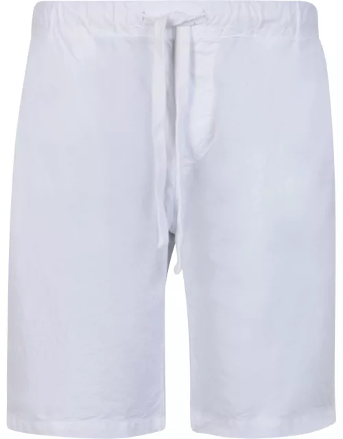 Original Vintage Style White Cotton Bermuda Short