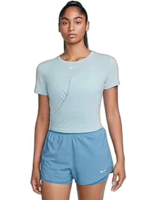 Women's Nike Dri-FIT One Luxe Twist Standard Fit Short-Sleeve Shirt