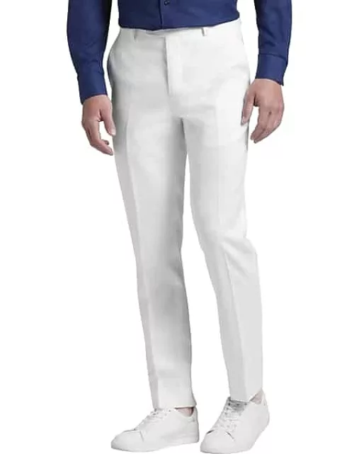 JOE Joseph Abboud Slim Fit Linen Blend Men's Suit Separates Pants White