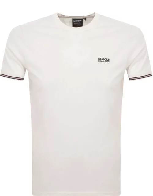 Barbour International Torque Tipped T Shirt White