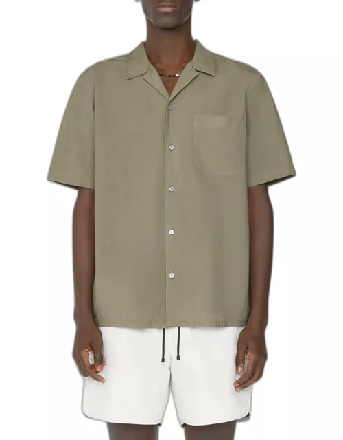 Men's Cotton Camp Shirt