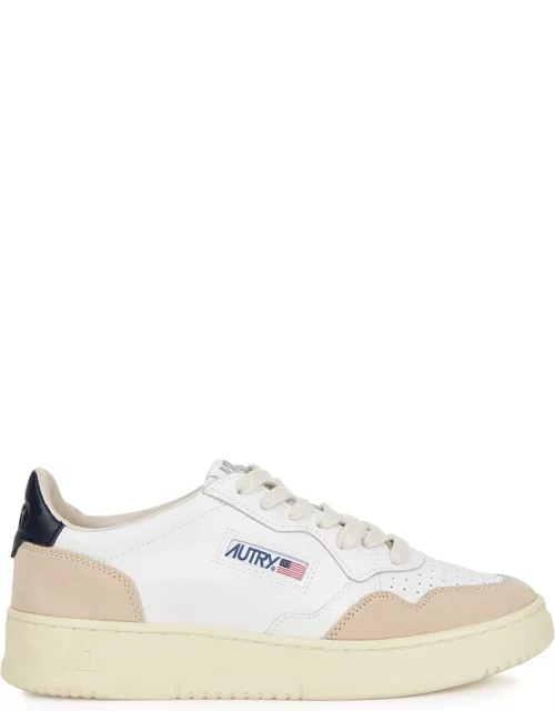 Autry Medalist Leather Sneakers - White And Blue