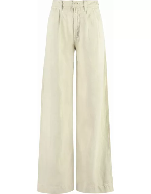 Mother Pouty Prep Heel High-rise Trouser