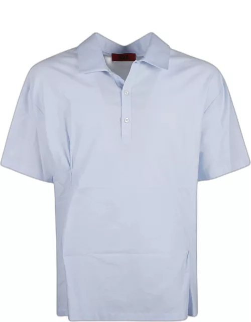 FourTwoFour on Fairfax Two-buttoned Short-sleeved Shirt