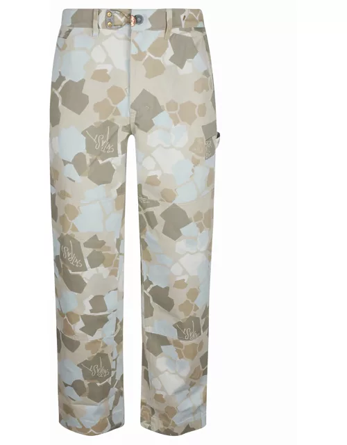 Objects Iv Life Straight Printed Trouser