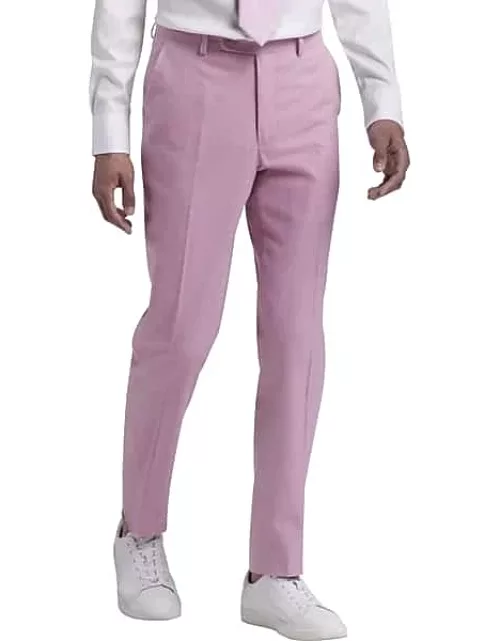 JOE Joseph Abboud Slim Fit Linen Blend Men's Suit Separates Pants Purple
