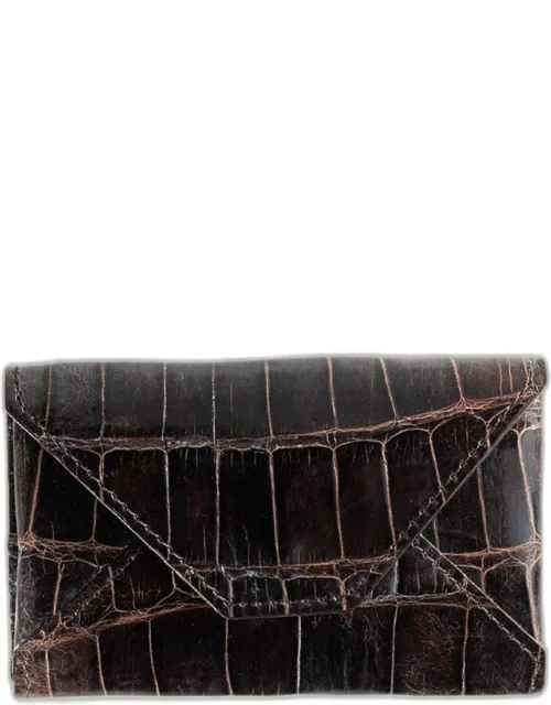 Men's Personalized Alligator Leather Card Case