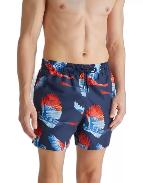 Derek Rose Men's Swim Shorts Maui 54 Navy