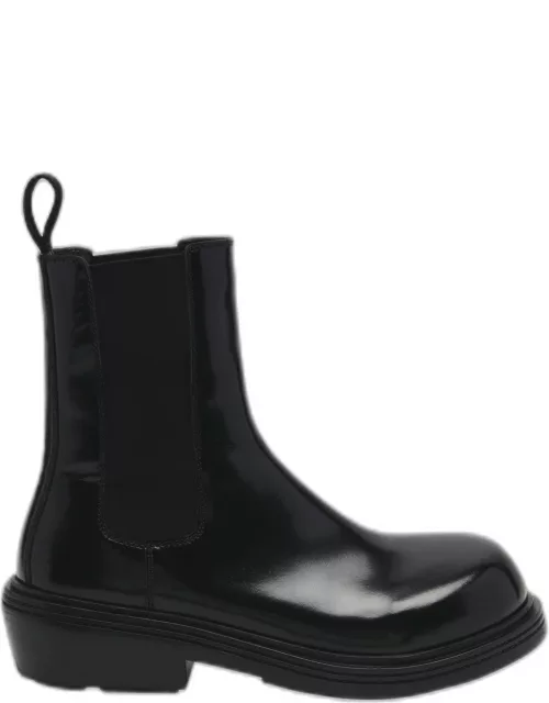 Fireman Calfskin Leather Ankle Boot