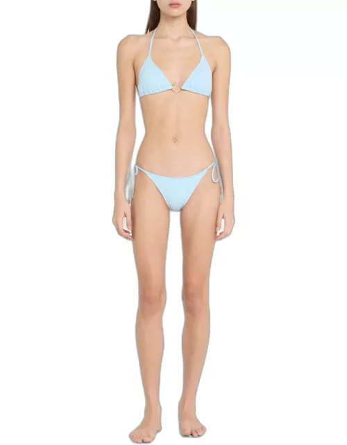 Miami Ribbed Triangle Bikini Top
