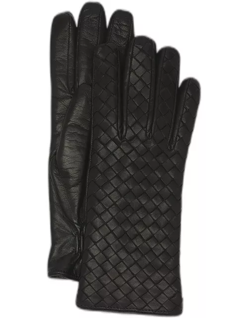 Woven Nappa Leather Glove