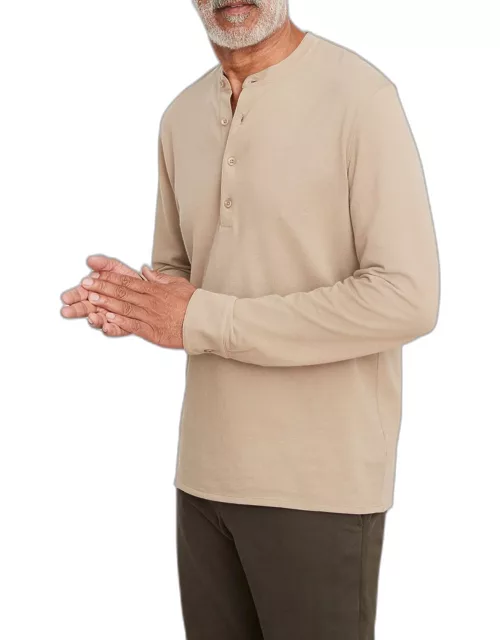 Men's Stand Collar Long-Sleeve T-Shirt
