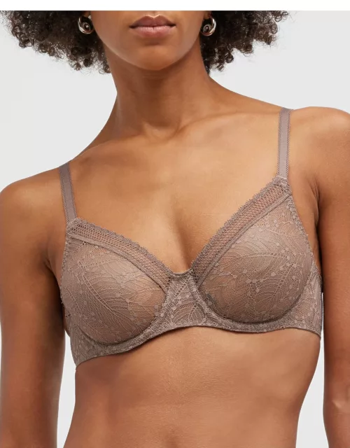 Comete Molded Full Cup Convertible Lace Bra