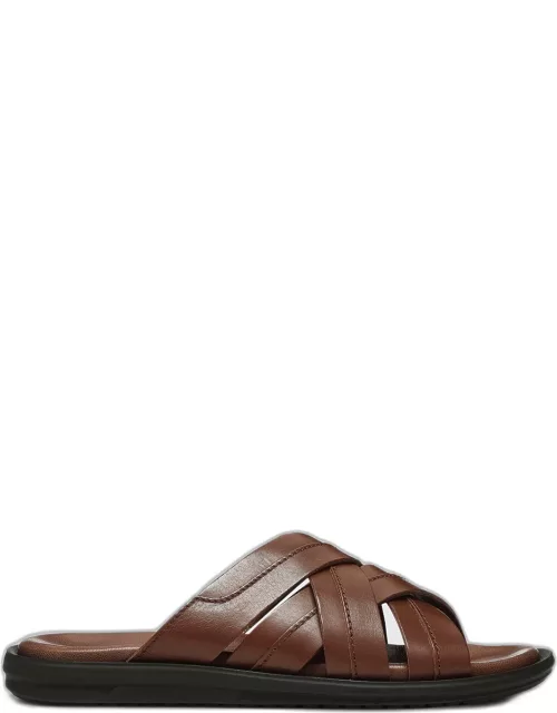 Men's Iggie Leather Crisscross Slide Sandal