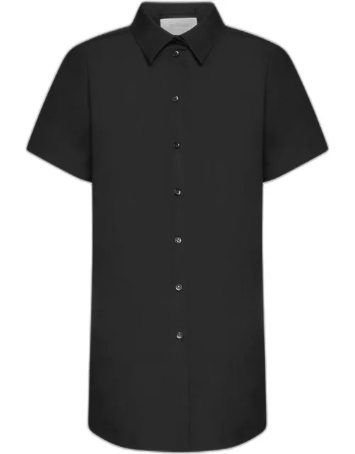 SportMax Piova Cotton-blend Long Shirt