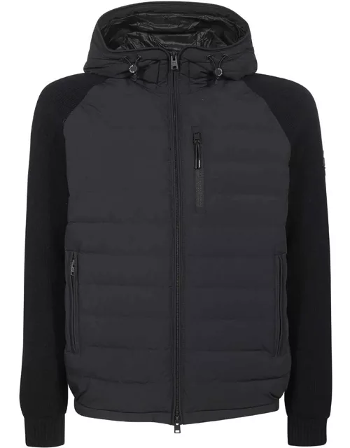 Woolrich Knitted Sleeves Padded Jacket