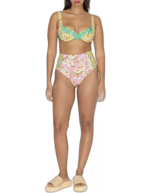 Kenzie High-Waist Bikini Bottom