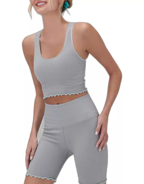 Amor Cropped Tank Top