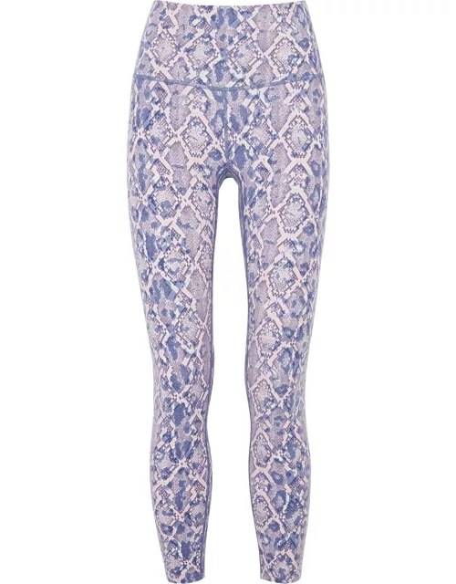 Varley Let's Move Printed Stretch-jersey Leggings - Lilac