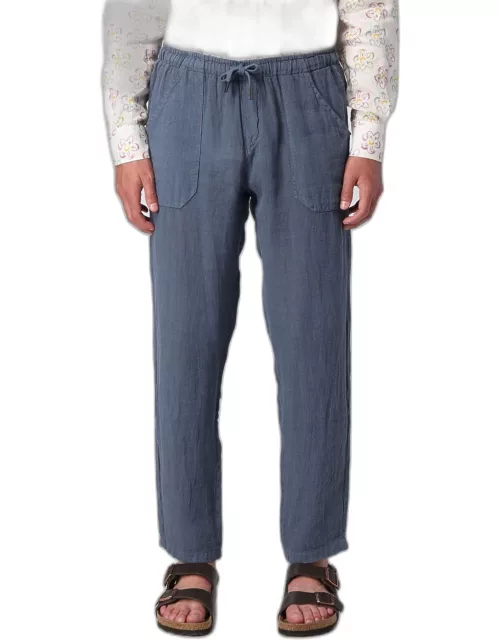 Trousers BARONIO Men colour Gnawed Blue