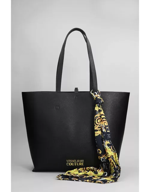 Versace Jeans Couture Tote In Black Faux Leather