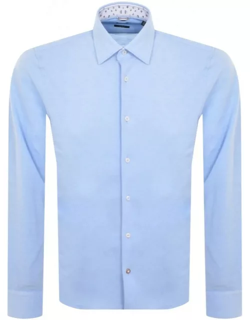 BOSS C Hal Kent Long Sleeved Shirt Blue