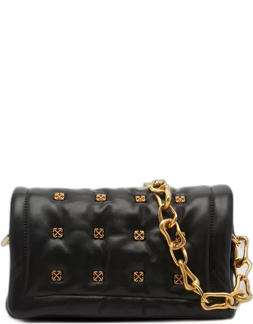 Small Arrow Quilted Leather Crossbody Bag