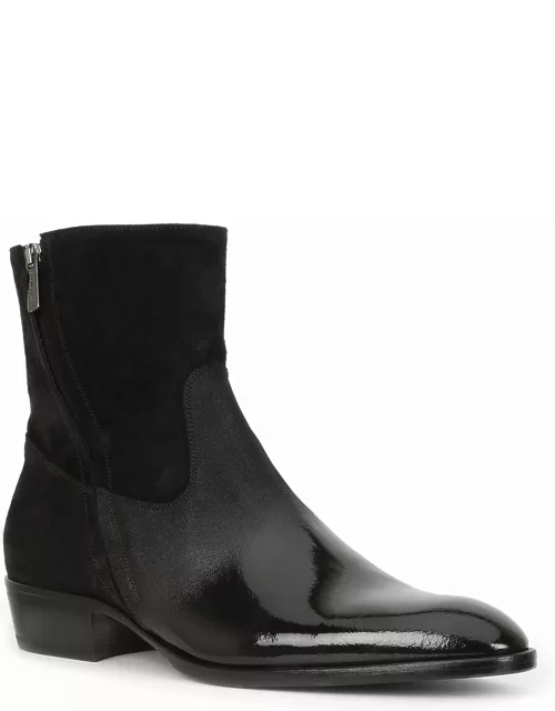 Men's Risoli Leather Zip-Up Ankle Boot
