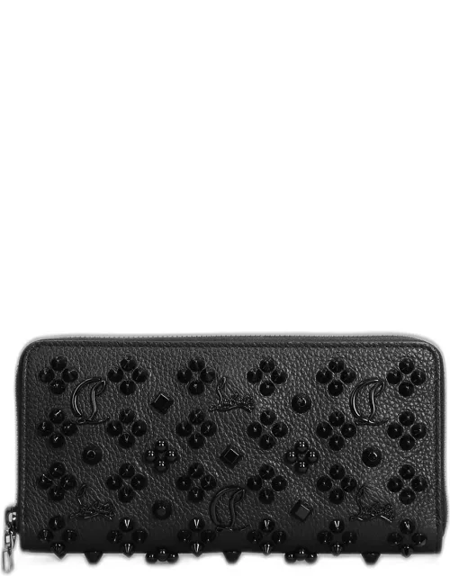 Christian Louboutin Panettone Wallet In Black Leather