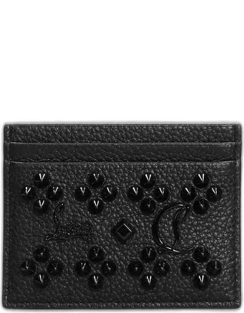 Christian Louboutin W Kios Wallet In Black Leather