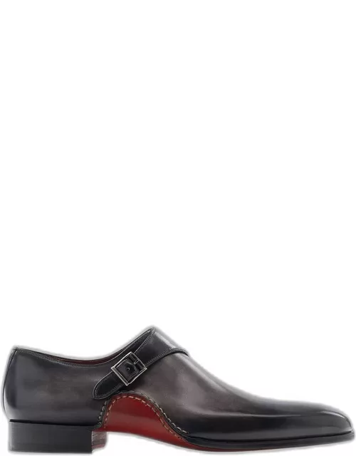 Men's Carrera Single-Monk Leather Shoe