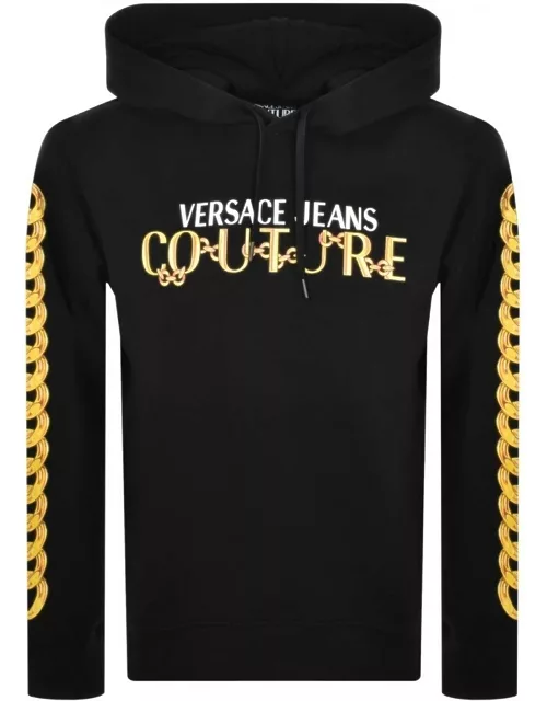 Versace Jeans Couture Chain Hoodie Black