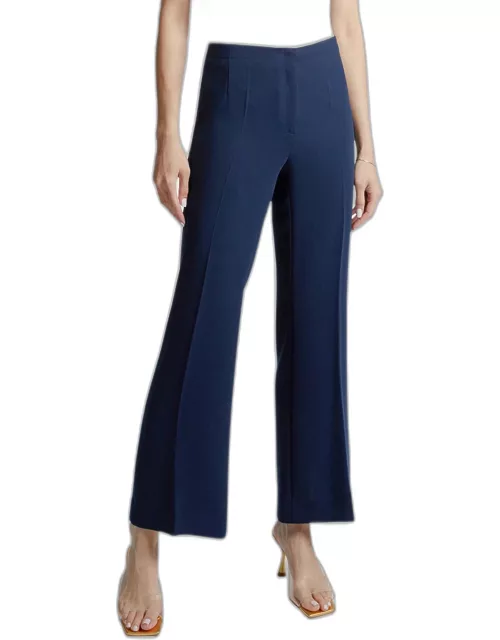 Izzy Cropped Flare Cady Pant
