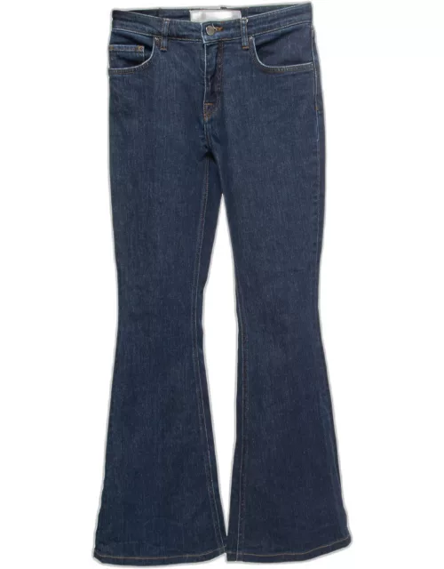 Victoria Victoria Beckham Blue Denim Flared Jeans S Waist 25"