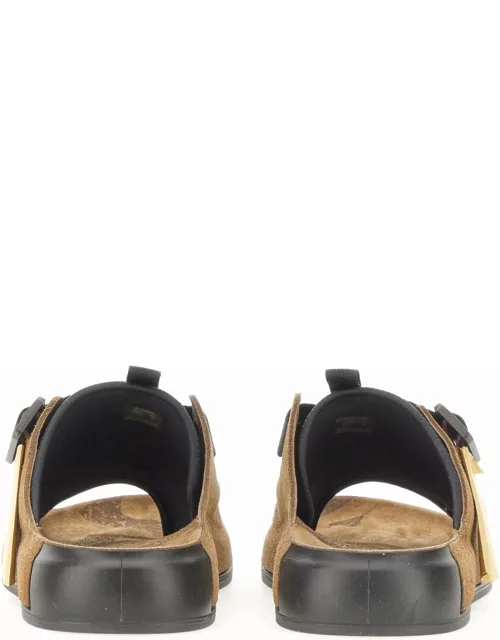 Stone Island Shadow Project Suede Sandal