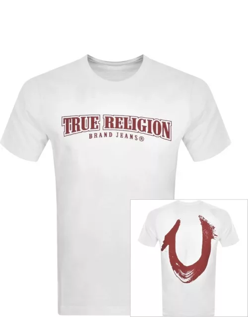 True Religion Relaxed Nu Brush T Shirt White