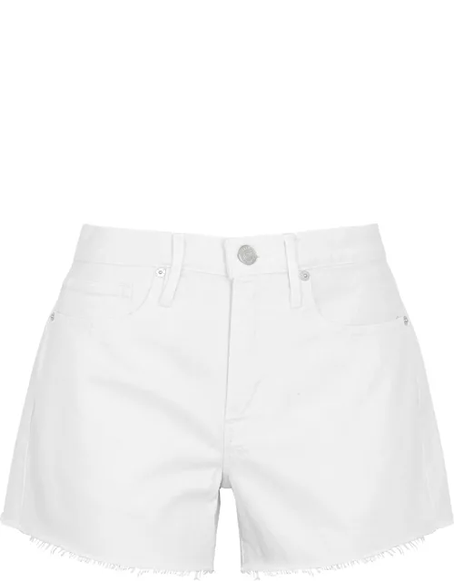 Frame Le Brigette Denim Shorts - White