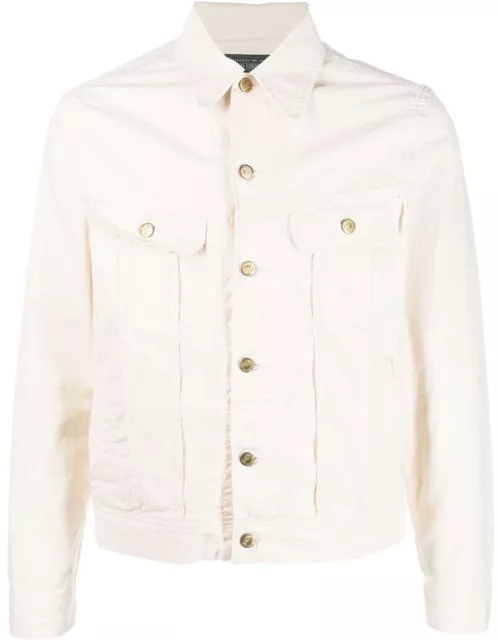 Polo Ralph Lauren chenille logo patch-detail denim jacket