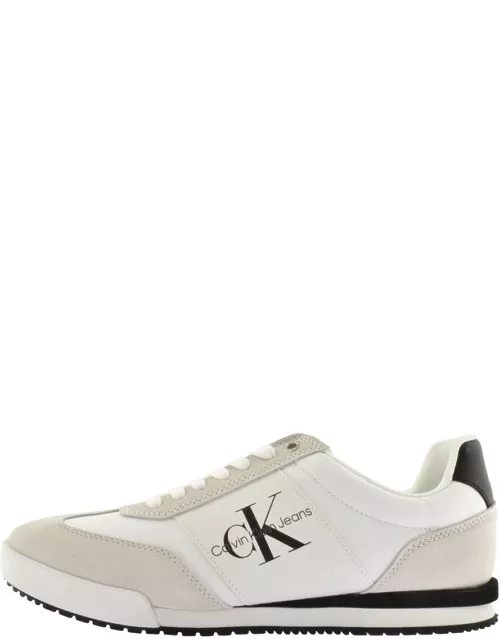 Calvin Klein Jeans Monogram Trainers White