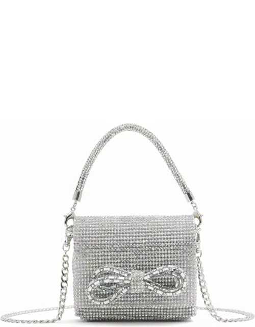 ALDO Alamaendrai - Women's Mini Bag Handbag - Silver/Clear