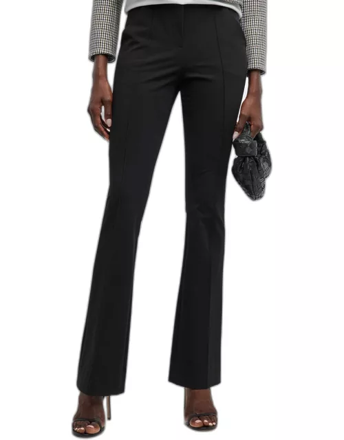 Keith High Rise Flared Pintuck Pant