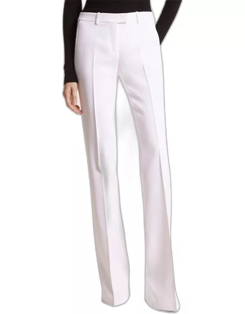 Haylee Double-Crepe Flare Trouser
