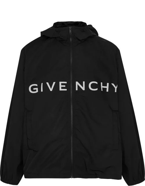 Givenchy Logo-print Shell Jacket - Black