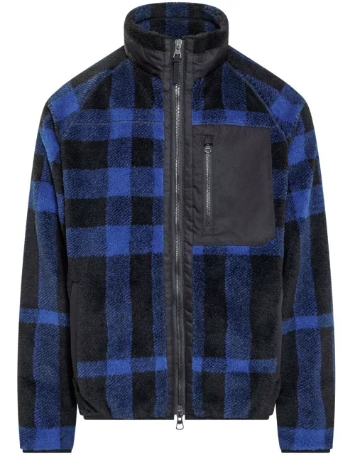 Burberry Checked Zip-up Jacket