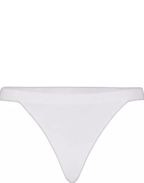 String briefs in stretch modal with logo waistband- White Women's Underwear, Pajamas, and Sock