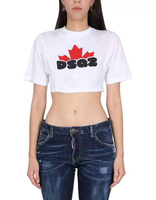 dsquared cropped t-shirt
