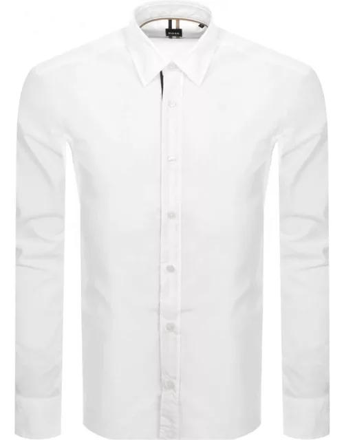 BOSS Drew Ribbon C1 233 Long Sleeve Shirt White